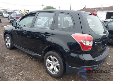 2015 Subaru Forester 2.5I z USA, uszkodzony, nr VIN JF2SJAAC7FH442371